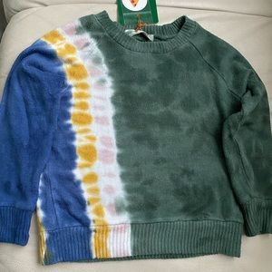 Tie dye lightweight sweater